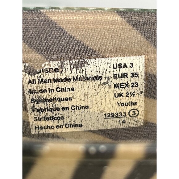 Shake it up Girls Zebra Print Rain Boots with Heart Design Size 3 - Picture 8 of 8